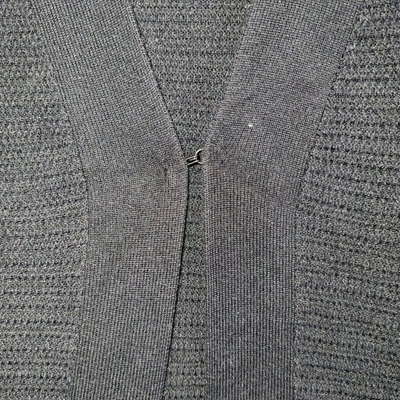 Spense Sweater Womens XL Black‎ Cardigan 3/4 Sleeve Hook & Eye Classic Essential - Picture 4 of 12